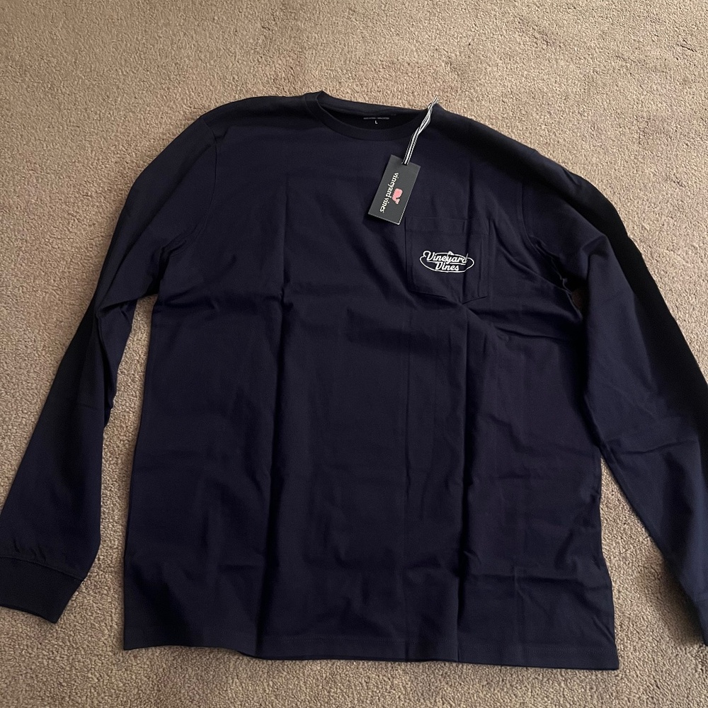 *NEW* Men’s Large Vineyard Vines Golf Themed Long-Sleeve T-Shirt